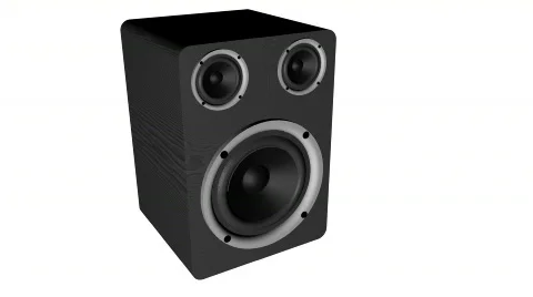 Playing loudspeaker Video stock 524942