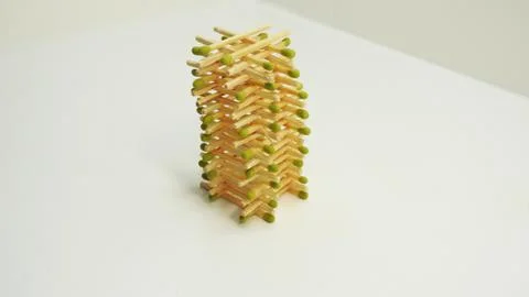 Playing with matches. Stock Photos