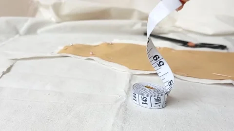 Playing with the measure tool when making a mask Stock Footage 149709024