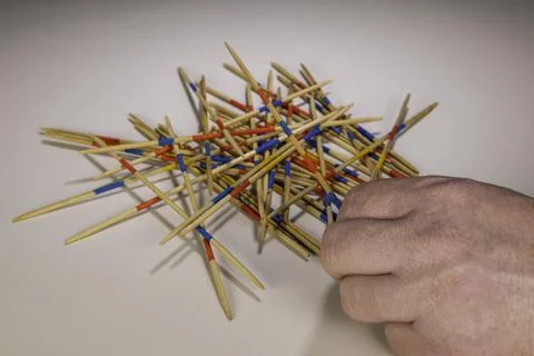 Playing Mikado Stock Photos