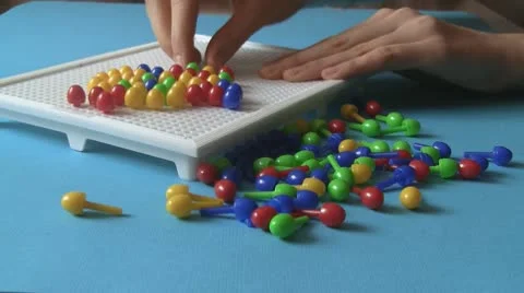 Playing mosaic 스톡 동영상 10728524