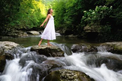 Playing in Nature Stock Photos