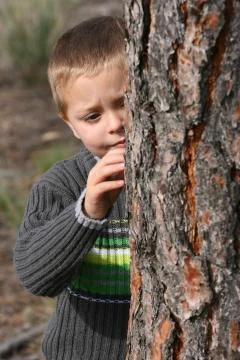 Playing outdoors Stock Photos