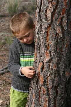 Playing outdoors Stock Photos
