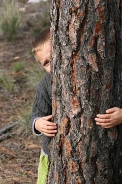 Playing outdoors Stock Photos