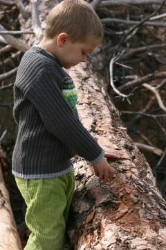 Playing outdoors Stock-Fotos