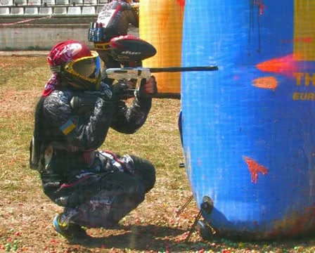 Playing Paintball. #24 Stock Footage 10731807