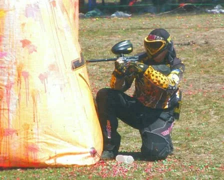 Playing Paintball. #29 Stock Footage 10731861