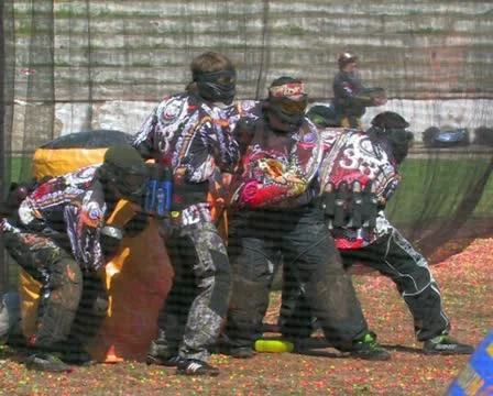 Playing Paintball. #30 Stock Footage 10731932