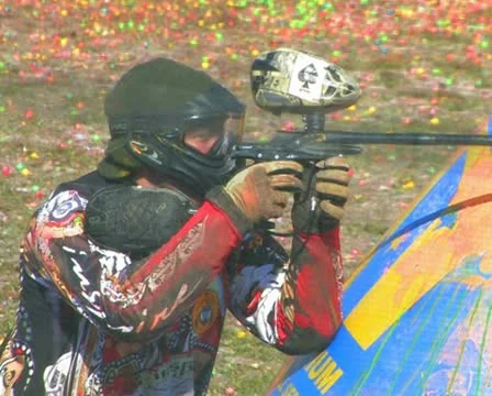 Playing Paintball. #31 Stock Footage 10731912