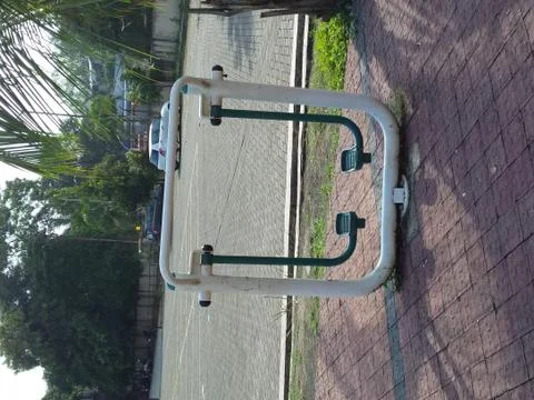 Playing in the park Foto stock