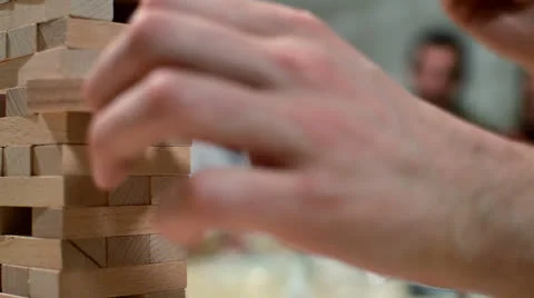 Playing party game close up tracking shot Stock-Footage 24749924