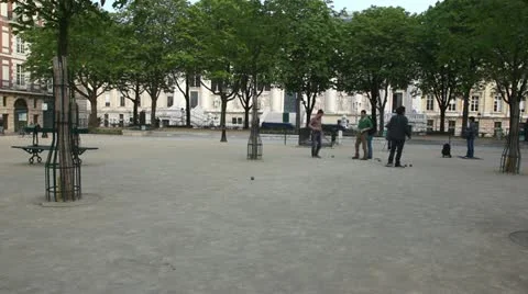 Playing Petanque Video stock 10874734