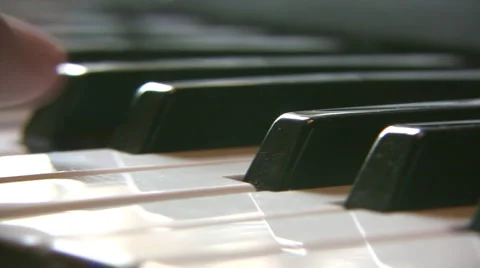 Playing piano Video stock 2001288