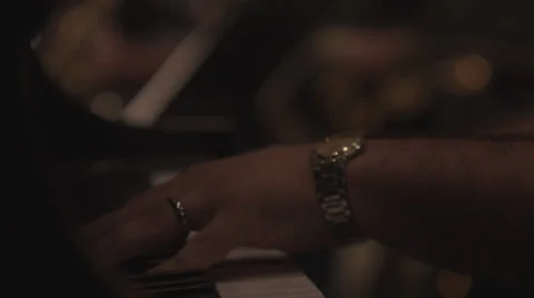 Playing piano Stock Footage 32478959