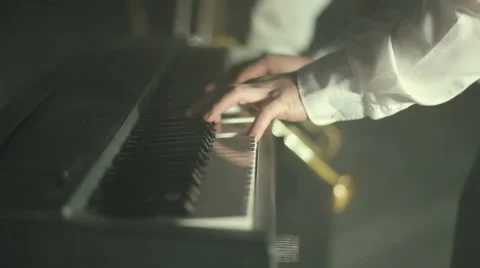 Playing Piano Stock Footage 59864162