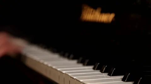 Playing piano Stock Footage 100746046