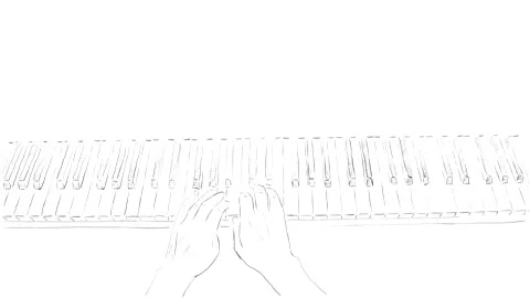Playing the piano Stock Footage 146102141