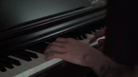 Playing piano (Turkey) Stock Footage 147350329