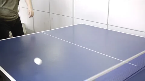 Playing pingpong Video stock 4082155