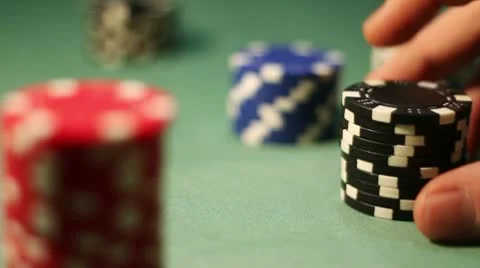Playing Poker Chips 스톡 동영상 10794298