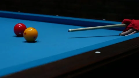 Playing pool in a club Stock Footage 170058703