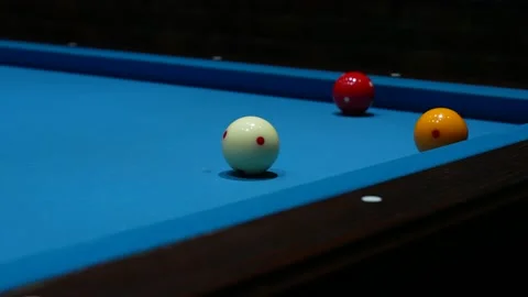 Playing pool in a club Stock Footage 170058835