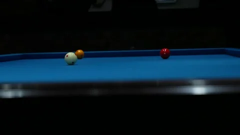Playing pool in a club Stock Footage 170059034