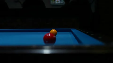 Playing pool in a club Stock Footage 170060653