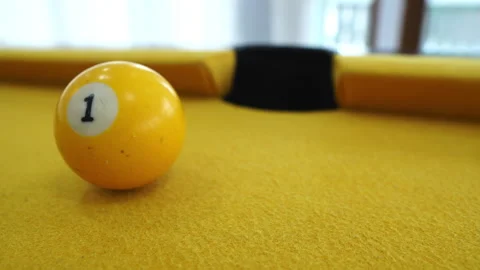 Playing pool in the club Stock Footage 246749098
