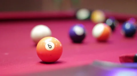 Playing Pool Video stock 1644297