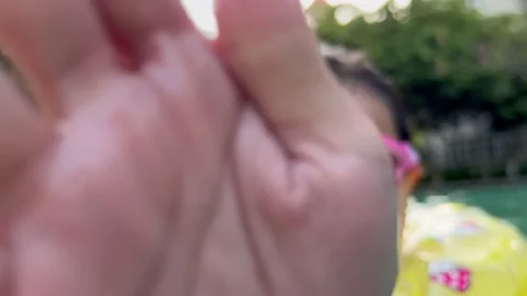 Playing at pool 스톡 동영상 174854911