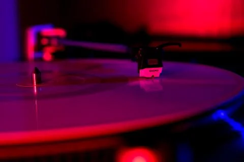 Playing the Record Stock Photos