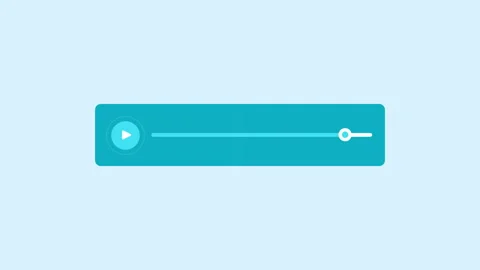 Playing record voice message, Audio voice message 2d with alpha matte Stock Footage 336039149