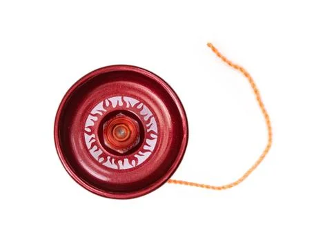 Playing red yo-yo Stock Photos