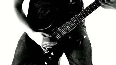 Playing rock Stock Footage 20501090