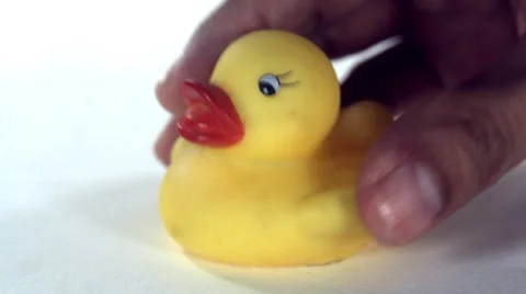 Playing rubber duck Stock Footage 60239399
