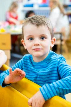 Playing in the Sand Pit Fotos Stock