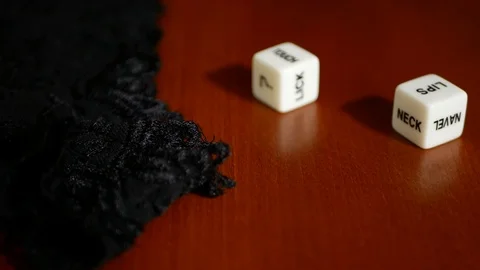 Playing sexual games with cubes. Cubes a... | Stock Video | Pond5