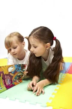 Playing sisters Stock Photos