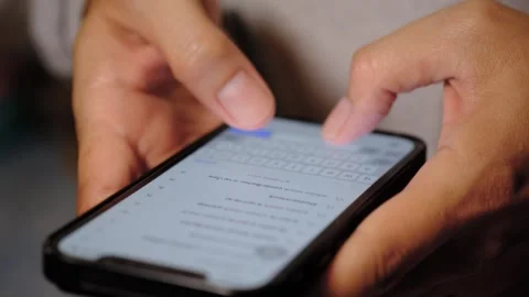 Playing smartphone Stock Footage 306949295