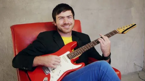 Playing song 库存影片 12367042