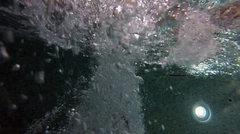 Playing in a Swimming pool Stock Footage 46726220