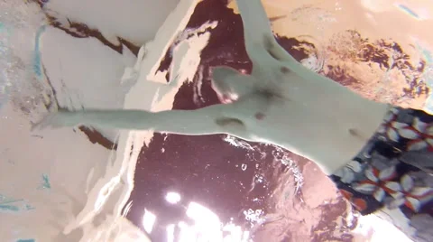 Playing in a Swimming pool Stock Footage 46726280