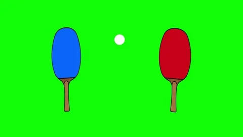Playing Table Tennis Racket moves. 4K Stock Footage 245804226