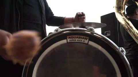 Playing the Tambora Stock Footage 71787069