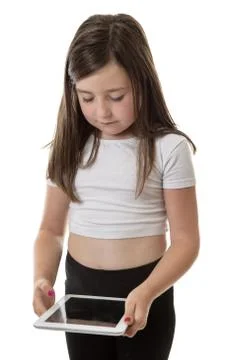 Playing with technology Stock Photos