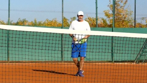 Playing Tennis 스톡 동영상 81303532