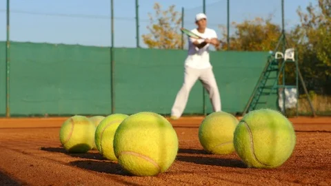 Playing Tennis Stock Footage 81720220