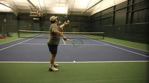 Playing tennis Stock Footage 272837344